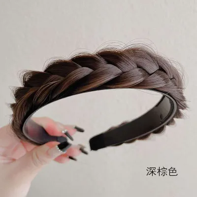 Women's fashion Wig Head Twist Braid Band